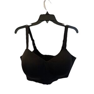 Truekind® Bra 2XL Supportive Comfort Wireless Shaping Black‎ NEW